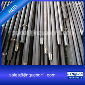 China small hole mining rock drilling tools hex hollow 6 7 11 12 degree tapered drill steel rod supplier