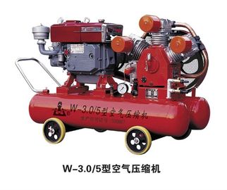 China Zhejiang Kaishan Group Portable Diesel Driven Piston Air Compressor for Mining supplier