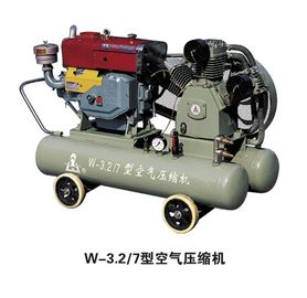China Zhejiang Kaishan Group W-3.2/7 Mining Portable Diesel Driven Air Piston Compressor supplier