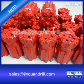T38 3&quot; threaded button bits 76mm retrac drop center spherical buttons supplier